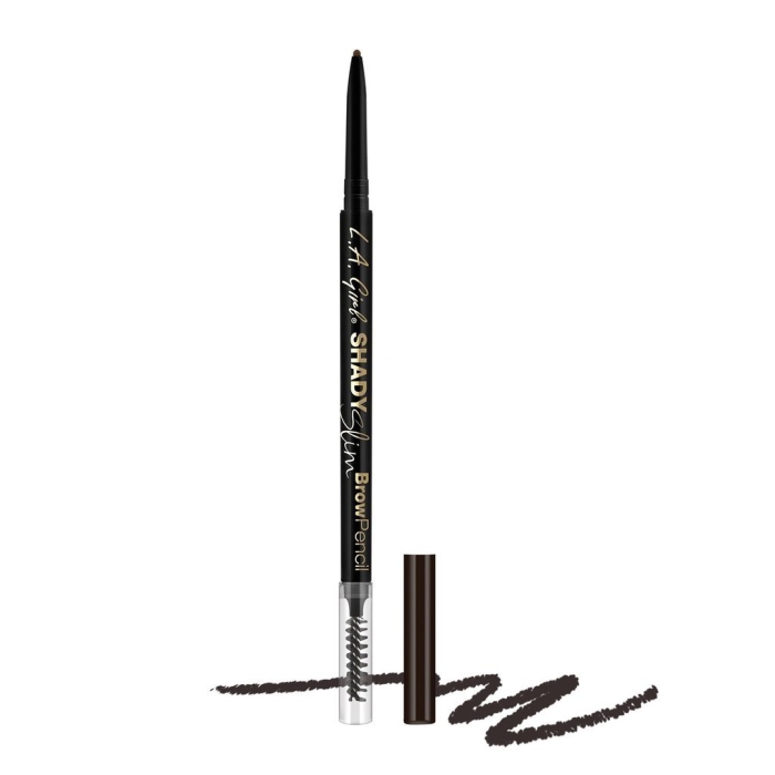 LA.Girl, Shady Slim Brow Pencil - Blackest Brown
 لا جيرل، قلم حواجب رفيع - بلاكيست براون